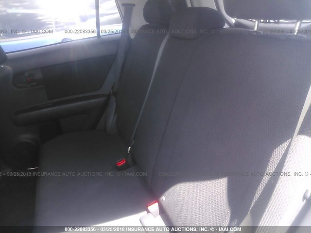 JTLKE50E681052231 - 2008 TOYOTA SCION XB ვერცხლისფერი ფოტო 8