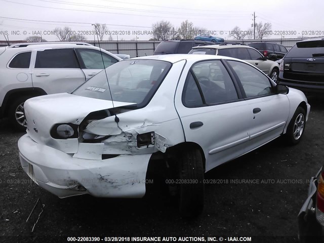 1G1JC524227102721 - 2002 CHEVROLET CAVALIER CNG WHITE photo 4