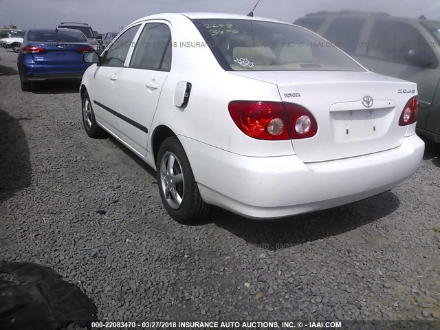 JTDBR32E960064409 - 2006 TOYOTA COROLLA CE/LE WHITE photo 3