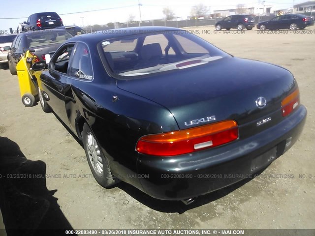 JT8JZ31C5N0008234 - 1992 LEXUS SC 300 GREEN photo 3