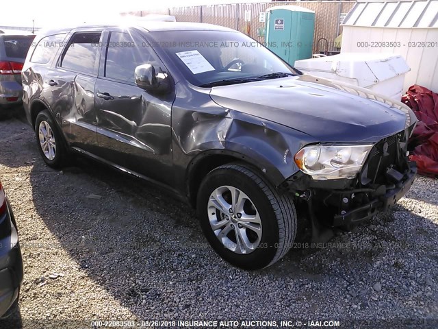 1C4RDHAG2DC687735 - 2013 DODGE DURANGO SXT GRAY photo 1