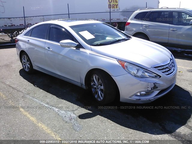 5NPEC4AB8BH192343 - 2011 HYUNDAI SONATA SE/LIMITED SILVER photo 1