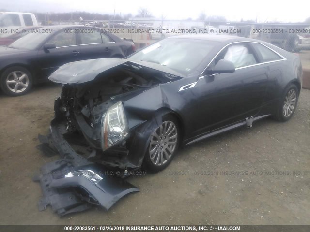 1G6DS1E38C0130538 - 2012 CADILLAC CTS PREMIUM COLLECTION GRAY photo 2