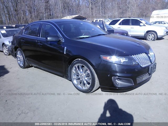 1LNHL9FT2AG615749 - 2010 LINCOLN MKS BLACK photo 1