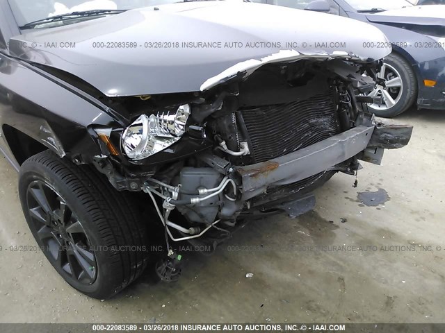 1C4NJDEB0CD686073 - 2012 JEEP COMPASS LATITUDE Schwarz Foto 6