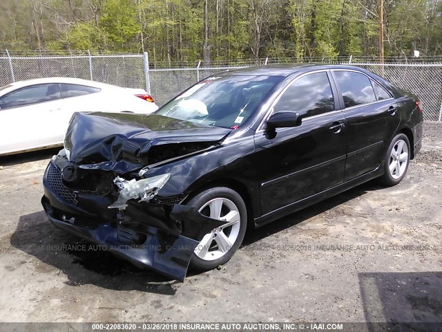 4T1BF3EKXBU227609 - 2011 TOYOTA CAMRY SE/LE/XLE BLACK photo 2