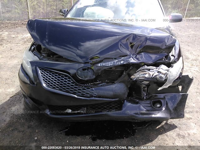 4T1BF3EKXBU227609 - 2011 TOYOTA CAMRY SE/LE/XLE BLACK photo 6
