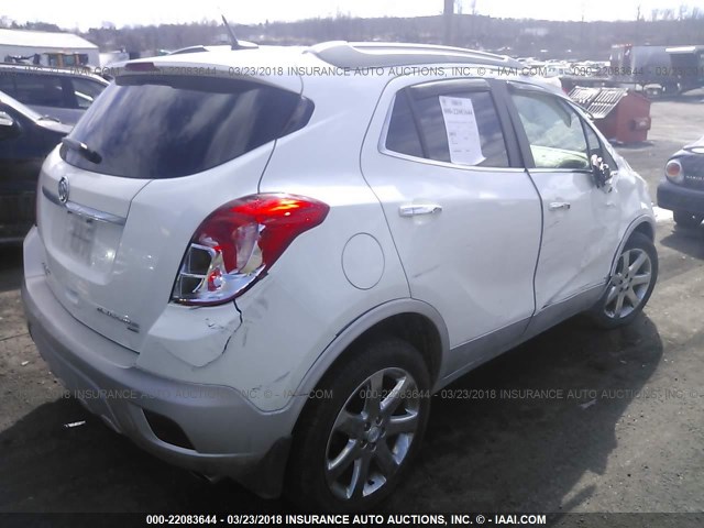 KL4CJFSB5DB202221 - 2013 BUICK ENCORE CONVENIENCE 白色 照片 4