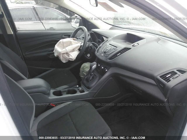 1FMCU0F74EUA97950 - 2014 FORD ESCAPE S WHITE photo 5