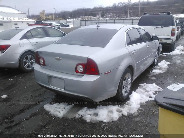 1G1ZB5EB3AF140639 - 2010 CHEVROLET MALIBU LS 银色 照片 4