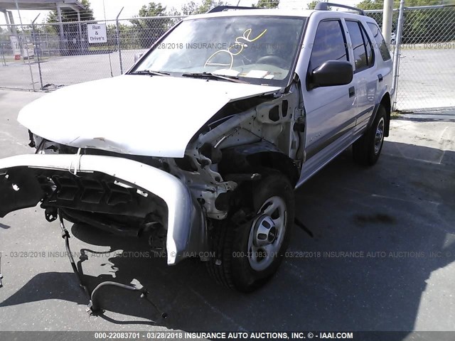 4S2CK58DXY4311570 - 2000 ISUZU RODEO S SILVER photo 6