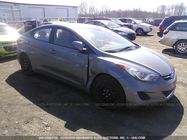 5NPDH4AE5DH331290 - 2013 HYUNDAI ELANTRA GLS/LIMITED ნაცრისფერი ფოტო 1
