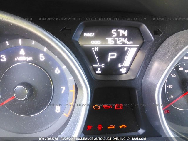5NPDH4AE5DH331290 - 2013 HYUNDAI ELANTRA GLS/LIMITED ნაცრისფერი ფოტო 7