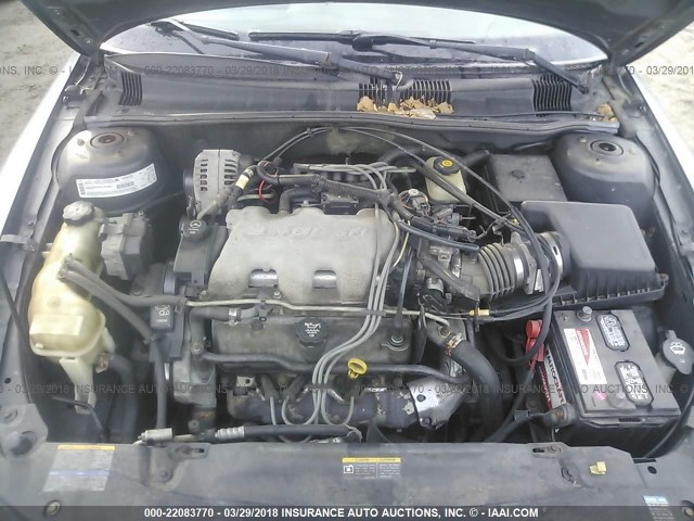 1G2NF52EX3M590364 - 2003 PONTIAC GRAND AM SE1 GRAY photo 10