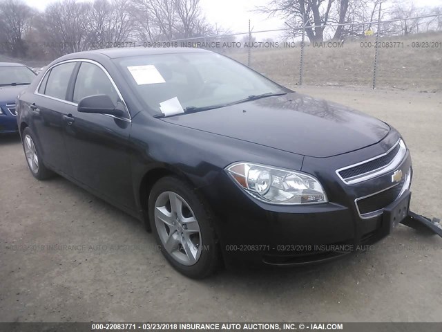 1G1ZB5E14BF379755 - 2011 CHEVROLET MALIBU LS შავი ფოტო 1