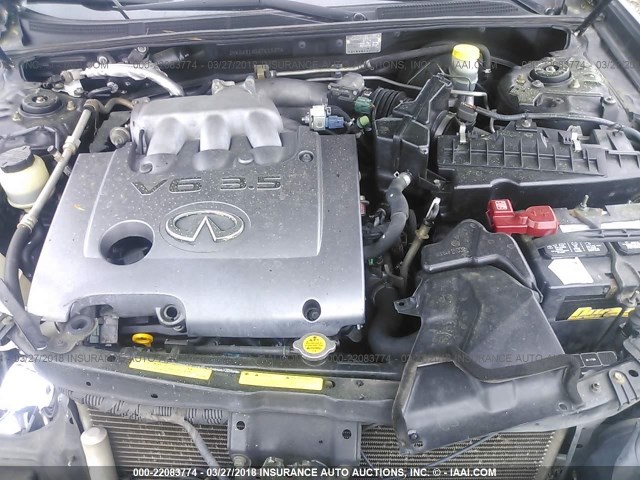 JNKDA31A52T015276 - 2002 INFINITI I35 GRAY photo 10