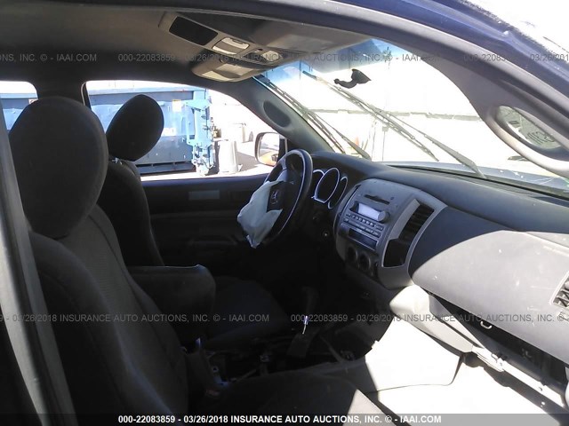 5TEJU62N06Z204830 - 2006 TOYOTA TACOMA DOUBLE CAB PRERUNNER BLUE photo 5