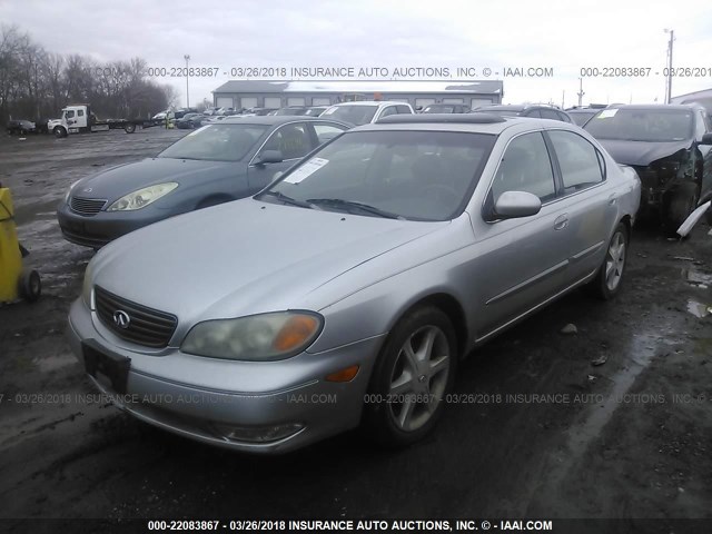 JNKDA31A72T005364 - 2002 INFINITI I35 SILVER photo 2