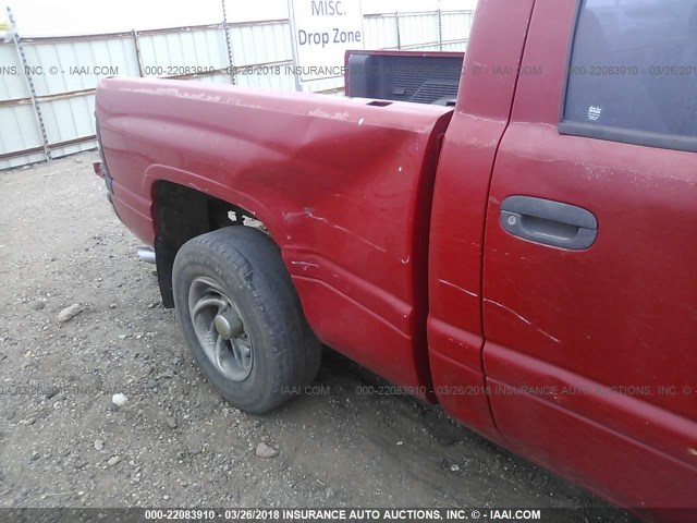 1B7HC16Y7YS500914 - 2000 DODGE RAM 1500 RED photo 6