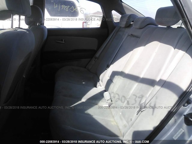 KMHDU46D27U183309 - 2007 HYUNDAI ELANTRA GLS/SE/LIMITED SILVER photo 8