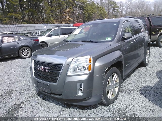 2GKFLTEK7C6322440 - 2012 GMC TERRAIN SLE GRAY photo 2