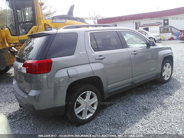 2GKFLTEK7C6322440 - 2012 GMC TERRAIN SLE GRAY photo 4