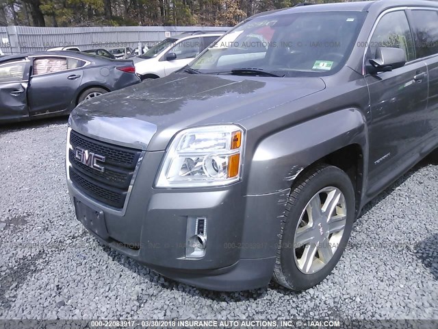 2GKFLTEK7C6322440 - 2012 GMC TERRAIN SLE GRAY photo 6