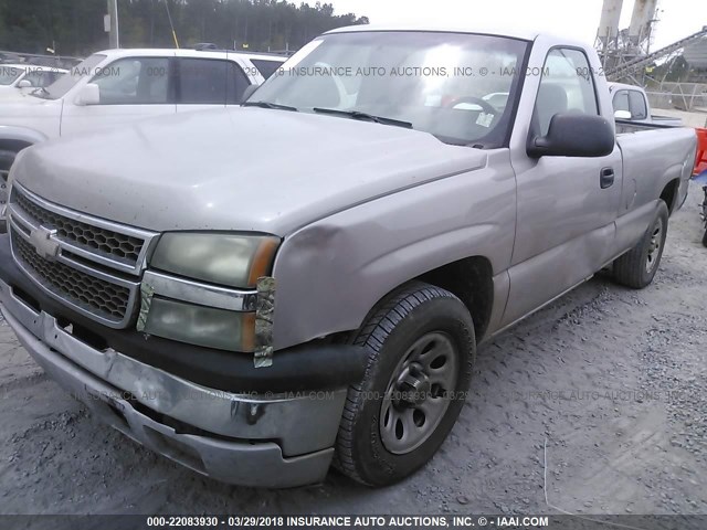 3GCEC14V77G253363 - 2007 CHEVROLET SILVERADO C1500 CLASSIC Champagne photo 2