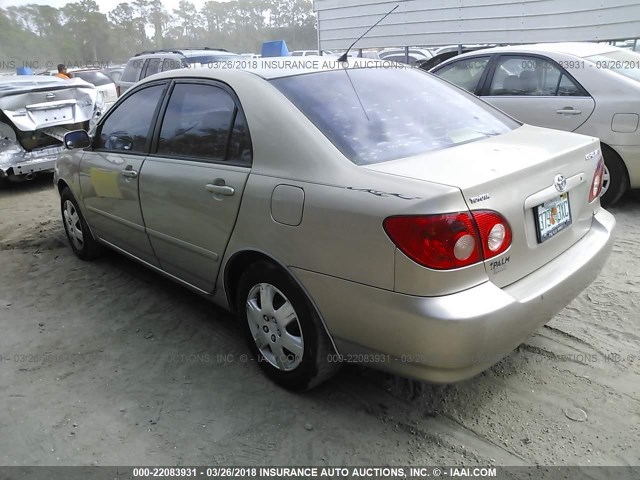 1NXBR32E95Z445650 - 2005 TOYOTA COROLLA CE/LE/S GRAY photo 3