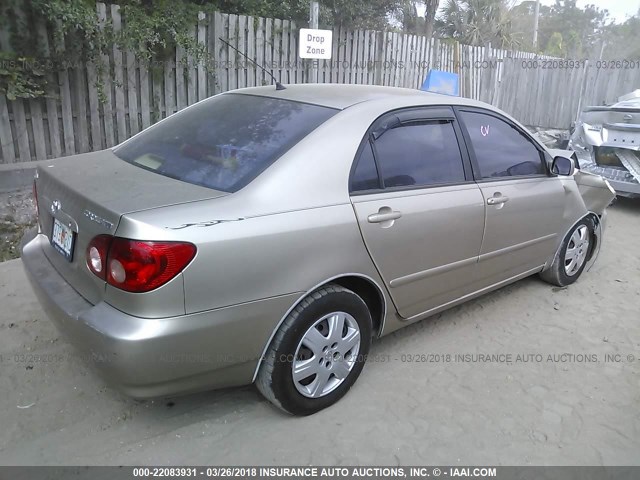 1NXBR32E95Z445650 - 2005 TOYOTA COROLLA CE/LE/S GRAY photo 4