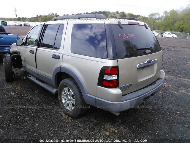 1FMEU73E96UB19267 - 2006 FORD EXPLORER XLT Champagne photo 3