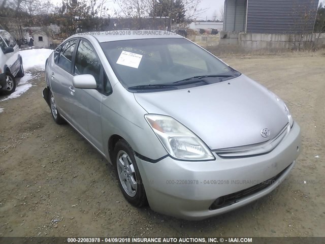 JTDKB20U053091911 - 2005 TOYOTA PRIUS SILVER photo 1