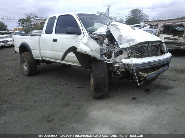 5TEWN72N53Z193392 - 2003 TOYOTA TACOMA XTRACAB WHITE photo 1