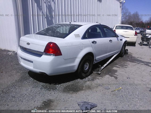 6G1MK5U2XCL606702 - 2012 CHEVROLET CAPRICE POLICE WHITE photo 4