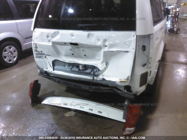 2D4RN4DG8BR600056 - 2011 DODGE GRAND CARAVAN EXPRESS WHITE photo 6