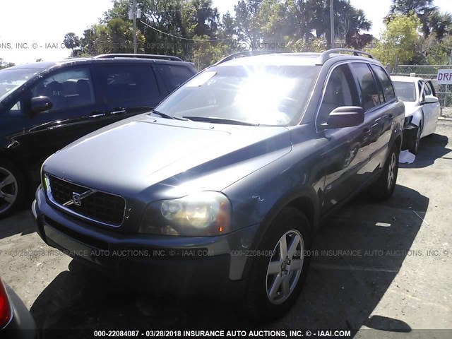 YV4CM592461241935 - 2006 VOLVO XC90 GRAY photo 2