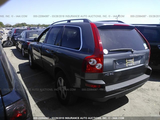 YV4CM592461241935 - 2006 VOLVO XC90 GRAY photo 3