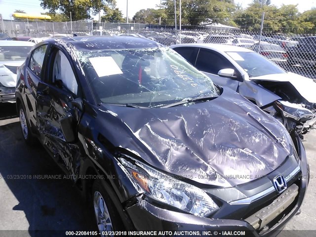 3CZRU5H37HM713990 - 2017 HONDA HR-V LX GRAY photo 6