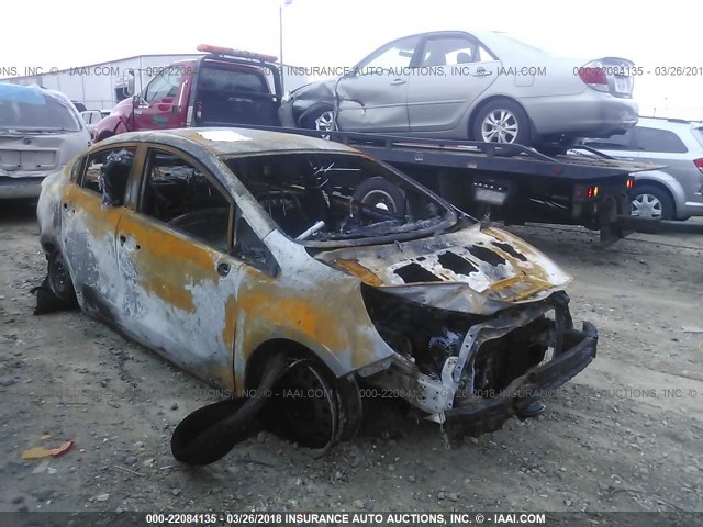 KNADM4A35F6460313 - 2015 KIA RIO LX Սև լուսանկար 1