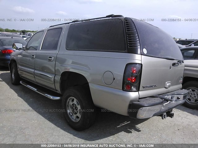 1GKFK16Z13J345217 - 2003 GMC YUKON XL K1500 Pewter photo 3