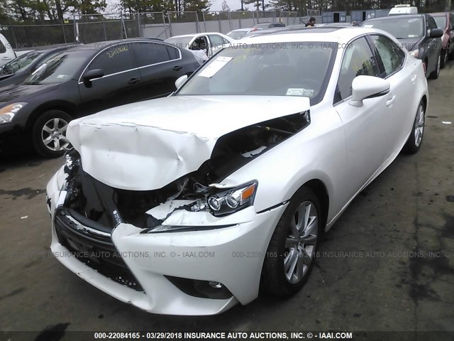 JTHCM1D23G5014229 - 2016 LEXUS IS 300 WHITE photo 2