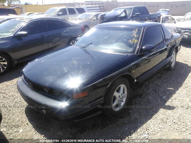 1G3WH12M5VF309458 - 1997 OLDSMOBILE CUTLASS SUPREME SL BLACK photo 2