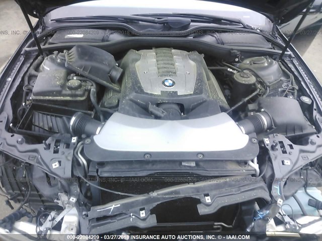 WBAHL83538DT13111 - 2008 BMW 750 I BLACK photo 10