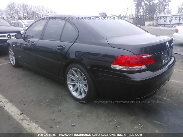 WBAHL83538DT13111 - 2008 BMW 750 I BLACK photo 3