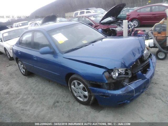 KMHDN46D45U973009 - 2005 HYUNDAI ELANTRA GLS/GT BLUE photo 1