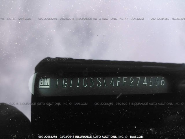 1G11C5SL4EF274556 - 2014 CHEVROLET MALIBU 1LT 栗色 照片 9