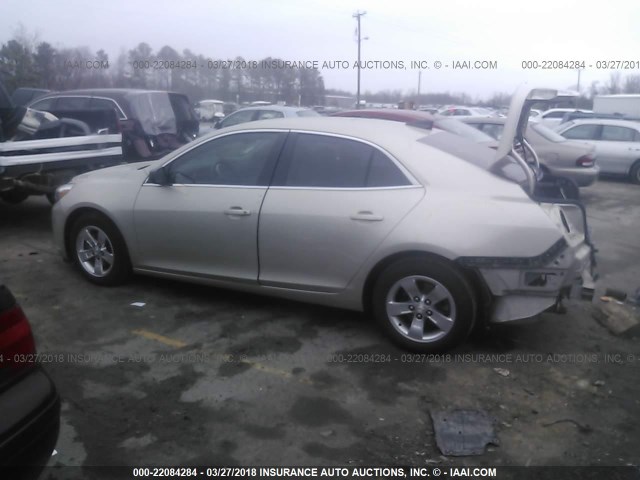 1G11B5SL2FF320616 - 2015 CHEVROLET MALIBU LS ოქროსფერი ფოტო 3