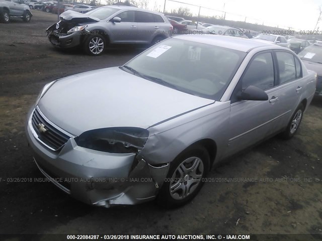1G1ZS51F76F302692 - 2006 CHEVROLET MALIBU LS 银色 照片 2