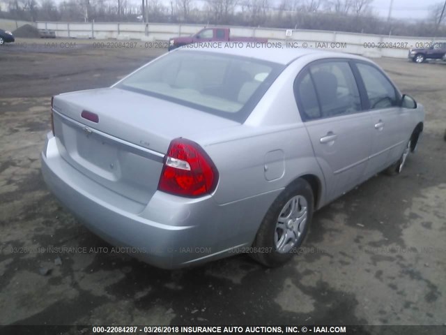 1G1ZS51F76F302692 - 2006 CHEVROLET MALIBU LS 银色 照片 4