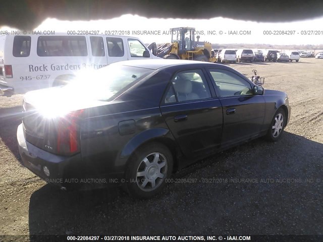 1G6DM57N130143437 - 2003 CADILLAC CTS Dark Blue photo 4